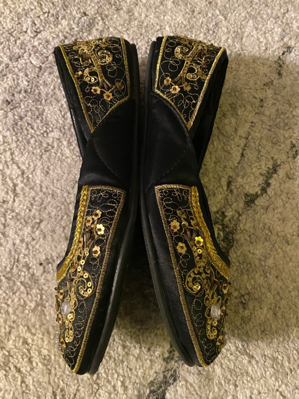No Boundaries Y2K Sequin Ballet Flats Size 7.5 - Picture 4 of 7